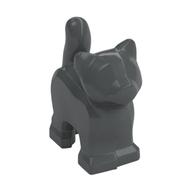 Animal, Cat, Kitten, Short Tail [PLAIN] Dunkelblaugrau