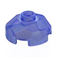 Rock Boulder 2 × 2 × 2/3, Top Opal Trans-Purple