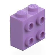 Brick Special 1 × 2 × 1 2/3 with 8 Studs on 2 Sides Medium Lavender