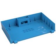 Plate Special Book 11 × 16 with 2 × 4 Container, 2 × 4 Studs on Edge, Hole Dark Azure