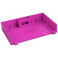 Plate Special Book 11 × 16 with 2 × 4 Container, 2 × 4 Studs on Edge, Hole Dark Pink