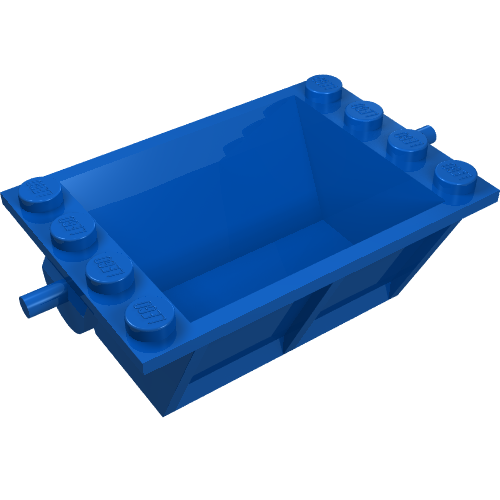 Tipper Bucket 4 × 6 × 2 Blue
