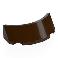 Windscreen 2 × 4 Half Dome Dark Brown