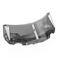Windscreen 2 × 4 Half Dome with Light Bluish Grey Cockpit print Trans-Black