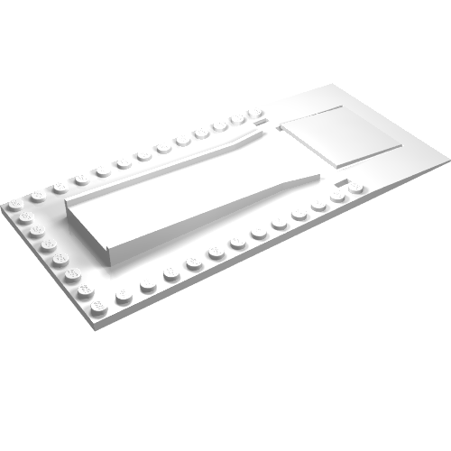 Baseplate Raised 8 × 18 with Garage Floor Plate (Old style)