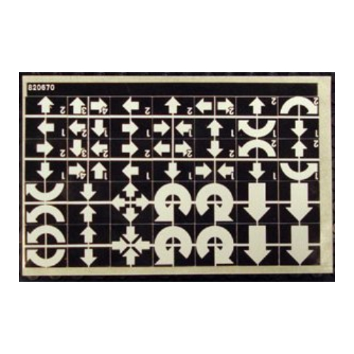 Stickerbogen für Sets 8094-1, 9752-1, 9753-1