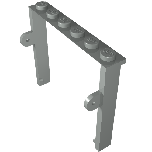 Garage Door Frame (Old style) - Studs Light Gray
