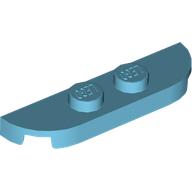 Plate Special 1 × 4 with Rounded Corners, 2 Studs Medium Azure