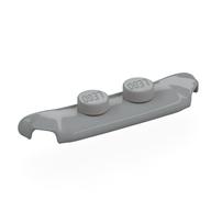 Plate Special 1 × 4 with Rounded Corners, 2 Studs Light Bluish Gray