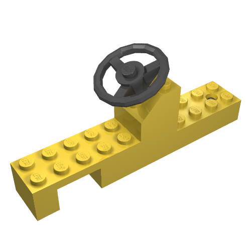 Vehicle Base, Tractor Chassis [Complete Assembly] Yellow