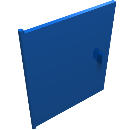 Homemaker Cupboard Door 4 × 4 Blue