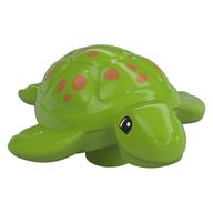 Duplo Animal Turtle, No Top Stud, Dark Orange Spots Print Lime