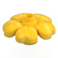Duplo Plant, Flower with 1 Top Studs Yellow