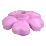 Duplo Plant, Flower with 1 Top Studs Bright Pink