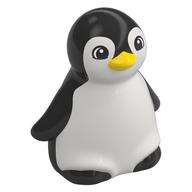 Duplo Animal Penguin with Yellow Beak Print Weiß