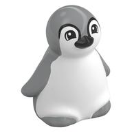 Duplo Animal Penguin, Baby with Light Bluish Grey Back, Black Beak Print White