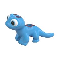Animal, Salamander with Bright Light Blue Eyes, Lavender Spots print Mittelblau
