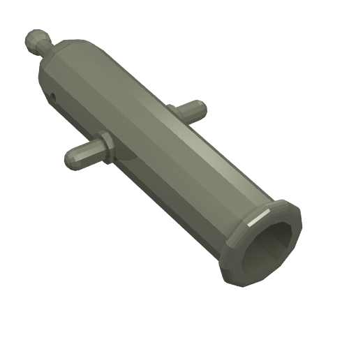 Launcher, Weapon Cannon Shooting Dark Gray