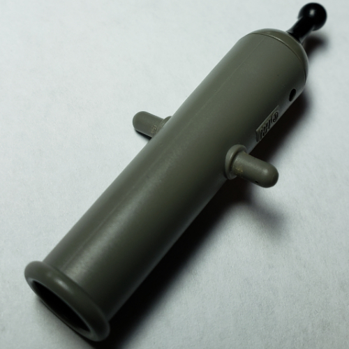 Weapon Cannon Non Shooting Black Handle Dunkelgrau