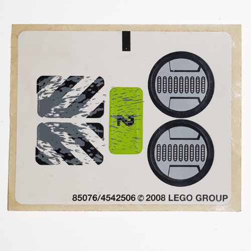 Sticker Sheet for Set 8957-1 [No Color/Any Color]