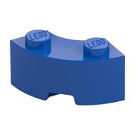 Brick Round Corner 2 × 2 Macaroni with Stud Notch and Reinforced Underside [New Style] Blau
