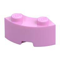Brick Round Corner 2 × 2 Macaroni with Stud Notch and Reinforced Underside [New Style] Leuchtrosa