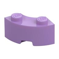 Brick Round Corner 2 × 2 Macaroni with Stud Notch and Reinforced Underside [New Style] Mittellavendel