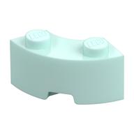 Brick Round Corner 2 × 2 Macaroni with Stud Notch and Reinforced Underside [New Style] Hellaqua