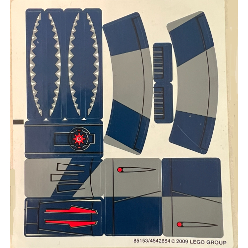 Sticker Sheet for Set 8016-1 [No Color/Any Color]