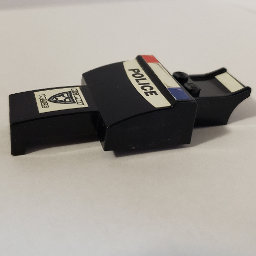 Vehicle Body, Top Fast Food Racer 4 X 8 with Front Grille and Rear Spoiler Black