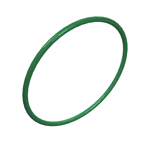Technic Rubber Belt Medium [24mm ID] [Round Cross Section] Green