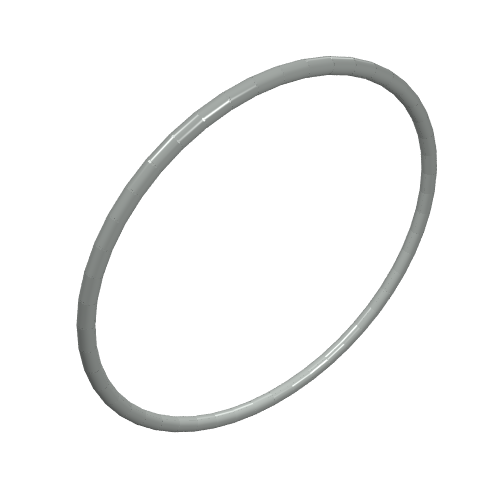 Technic Rubber Belt Medium [24mm ID] [Round Cross Section] Light Gray