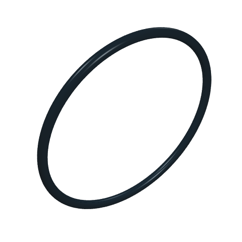 Technic Rubber Belt Large [33mm ID] [Round Cross Section] Black