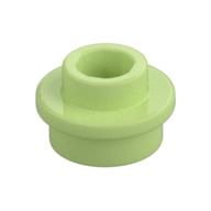Plate Round 1 × 1 with Open Stud Yellowish Green
