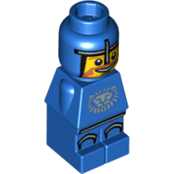 Microfig Lava Dragon Knight Blue Blue