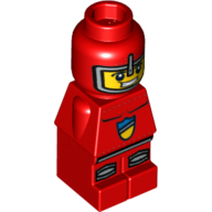 Microfig Lava Dragon Knight Red Rot