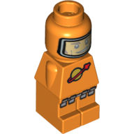 Microfig Lunar Command Orange Orange