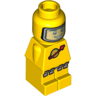 Microfig Lunar Command Yellow Gelb