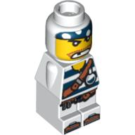 Microfig Pirate Plank Pirate White White