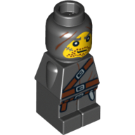 Microfig Heroica Rogue Black