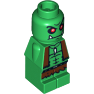 Microfig Heroica Goblin Warrior Grün