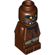 Microfig Heroica Werewolf Reddish Brown