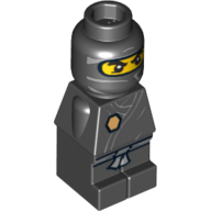 Microfig Cole Print in Black