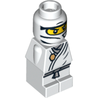 Microfig Zane Print Weiß