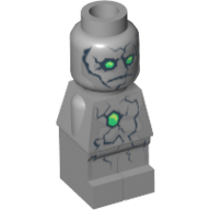Microfig Heroica Golem Guardian Hellblaugrau