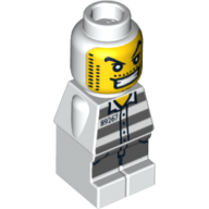 Microfig Thief / Criminal Print Weiß