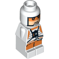 Microfig Rebel Pilot in White