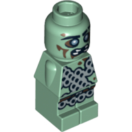 Microfig Heroica Zombie Sandgrün