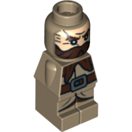 Microfig Dwalin the Dwarf in Dark Tan