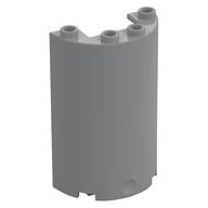 Cylinder Half 2 × 4 × 5 with 1 × 2 cutout Hellblaugrau